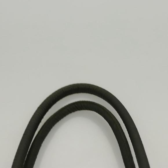 PRADA Hand Bag Nylon Khaki Silver Auth bs25012 - Picture 8 of 16